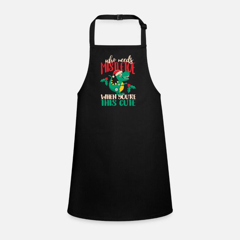 Who needs a mistletoe when you see this Children's Apron