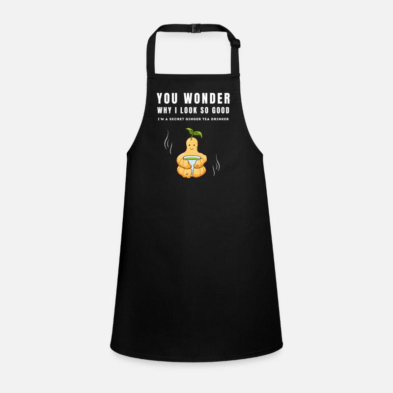 I'M A SECRET GINGER TEA DRINKER Ingwertee Ingwer Children's Apron