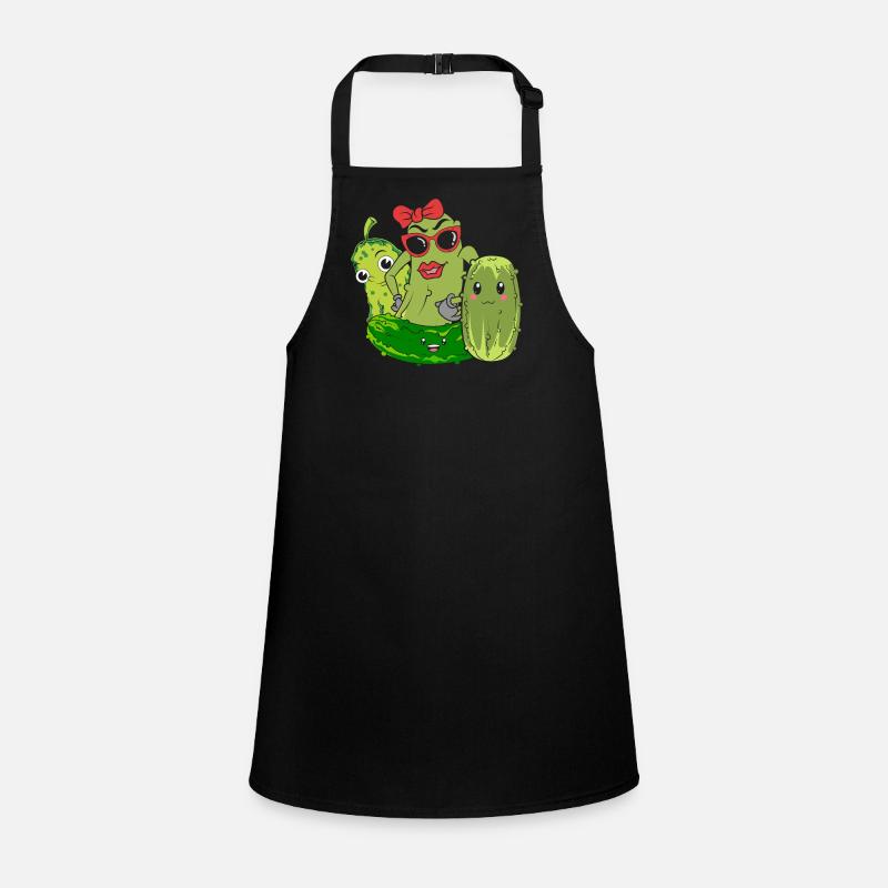 Pickle Sunglasses Gift Funny Cucumber Children's Apron