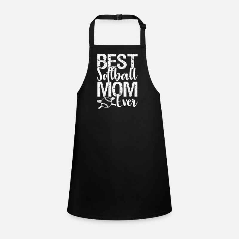 Softball Best Softball Mom Ever Children's Apron