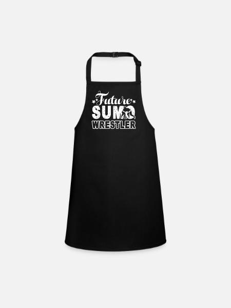 Sumo Future Sumo Wrestler - Children's Apron - black - Front
