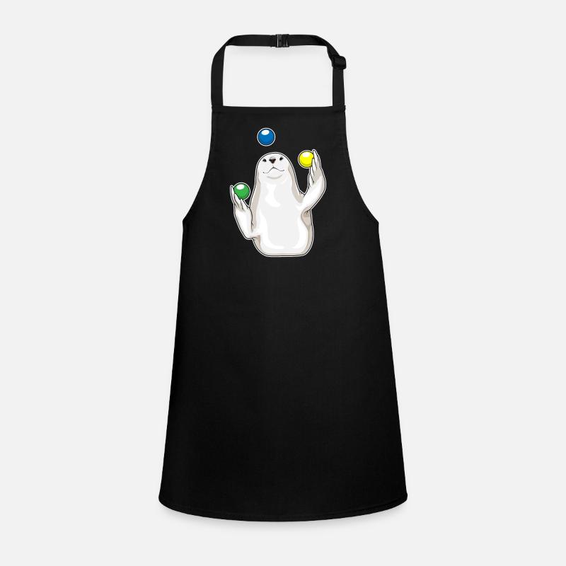 Seal juggler juggling Children's Apron