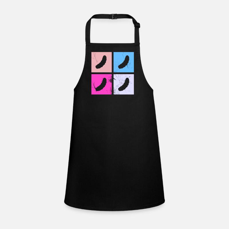 Gurke Gewürzgurke Kukumer Retro Saure Gurke Schürze für Kinder