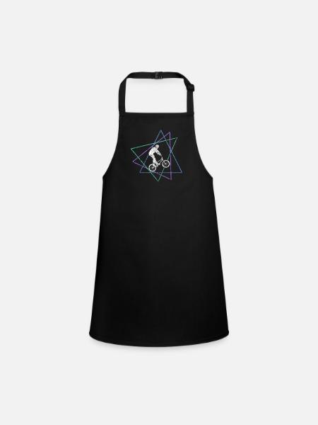 BMX - Children's Apron - black - Front