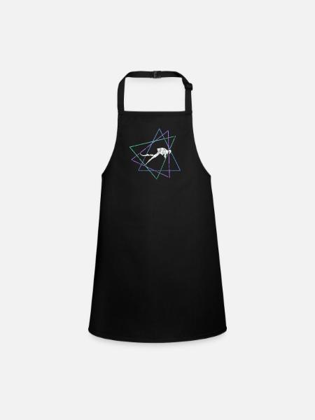 Dive - Children's Apron - black - Front
