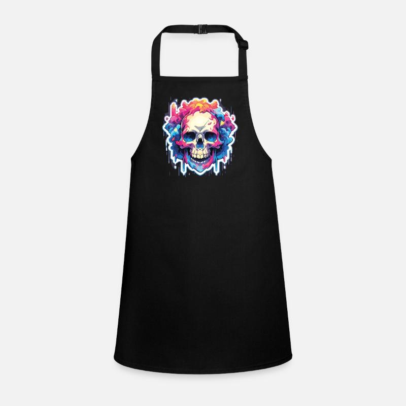 Totenkopf Schürze für Kinder