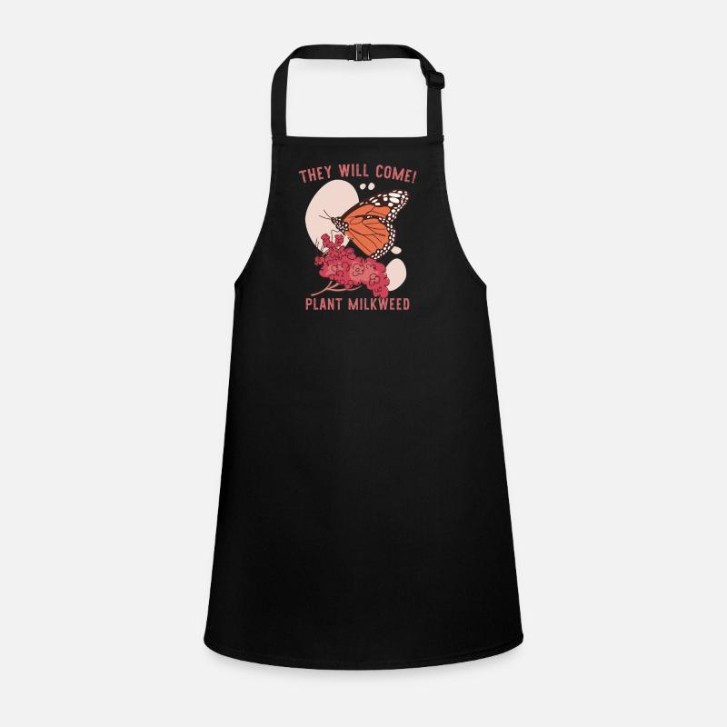 Monarch Butterfly Milkweed Children's Apron