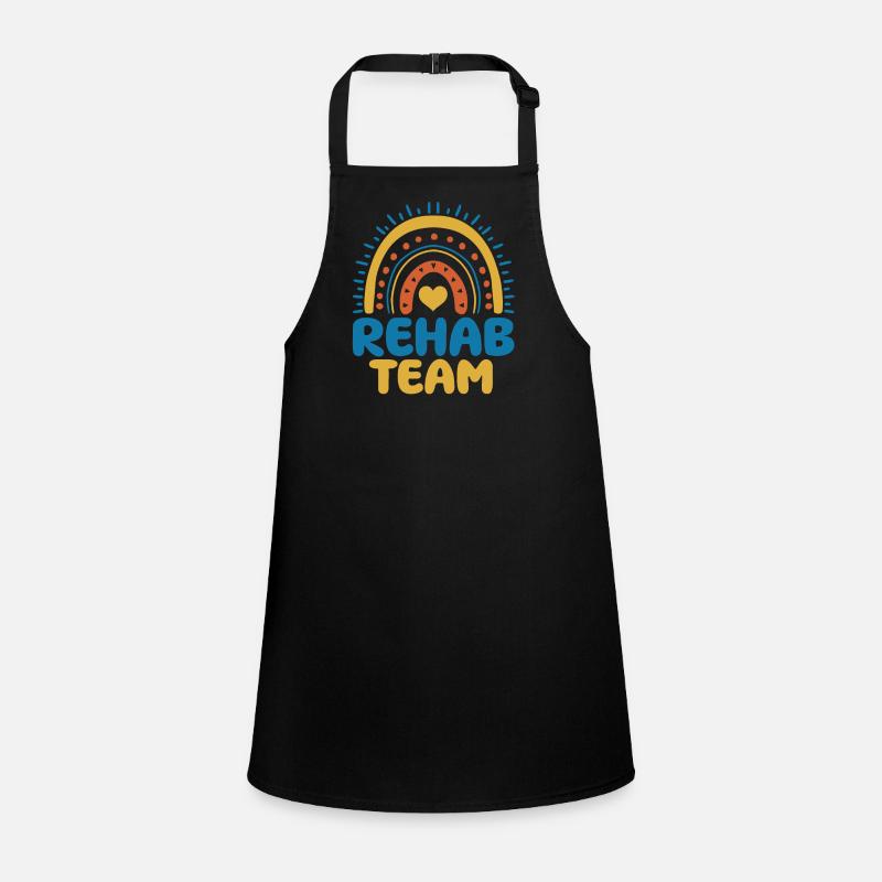 Niedliches Reha-team Boho Regenbogen Bekleidung Schürze für Kinder