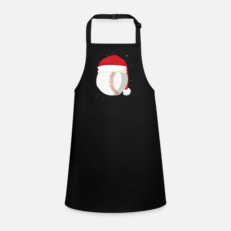 Weihnachten Baseball Ball Weihnachtsmann Hut Xmas Schürze für Kinder