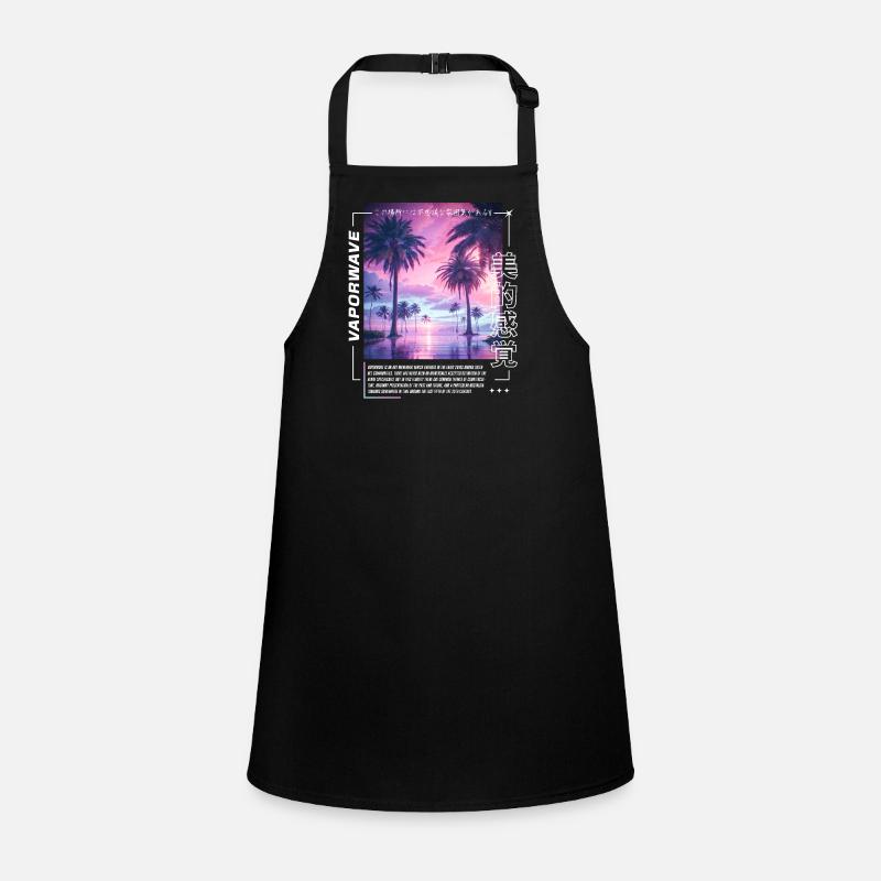 Vaporwave Esthétique Liminal Kawaii Pastel Goth Tablier Enfant