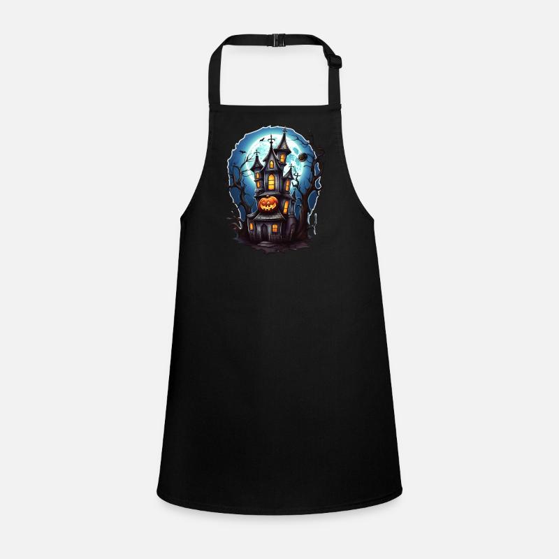 Halloween haunted house Children's Apron