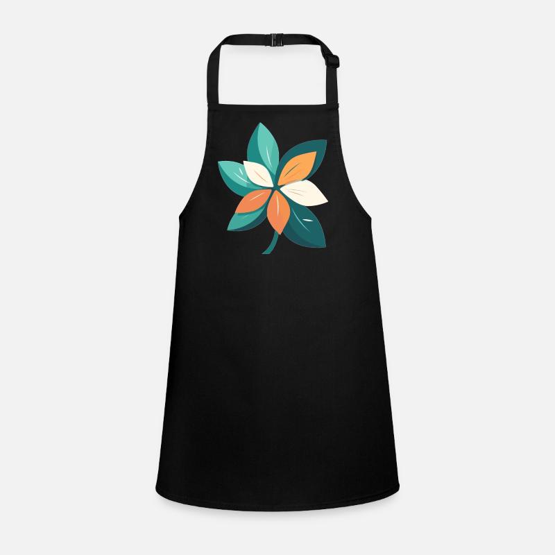 Jasmine flower in cartoon style Children's Apron