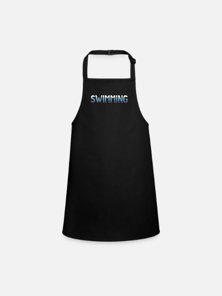 Nager - Tablier Enfant - noir - Devant