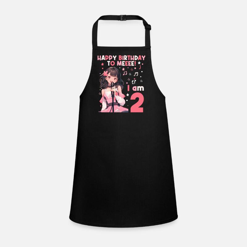 Anime Mandga K-Pop KPop Mädchen 2. Geburtstag Schürze für Kinder