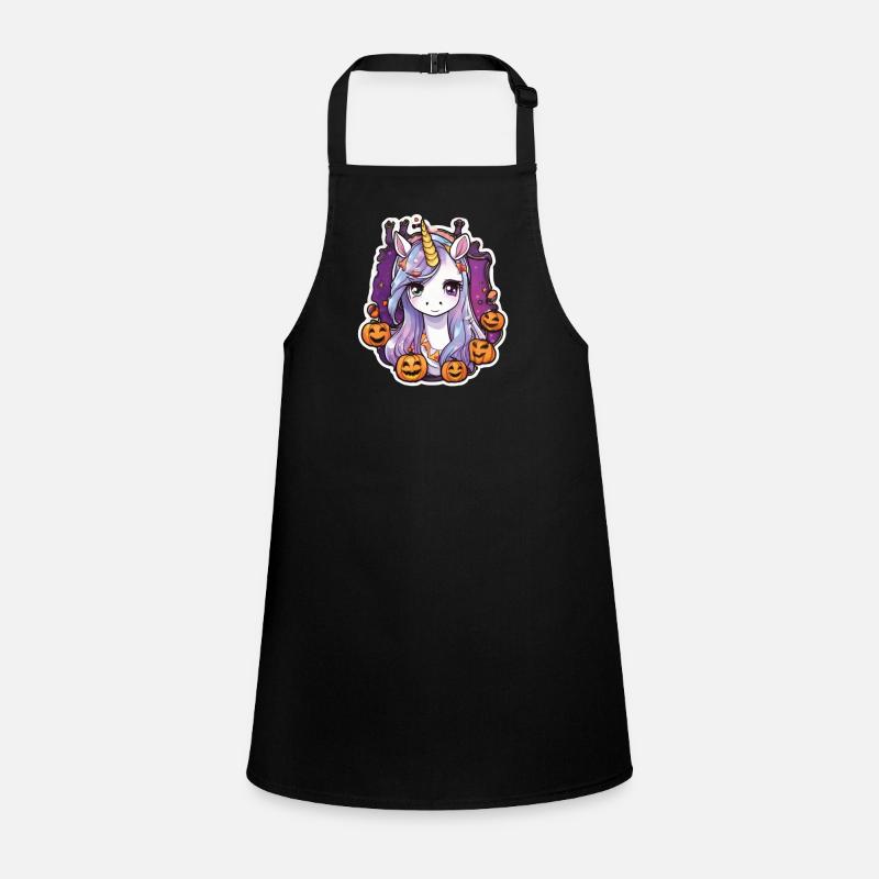 Licorne Halloween Licornes Licorne Helloween Tablier Enfant
