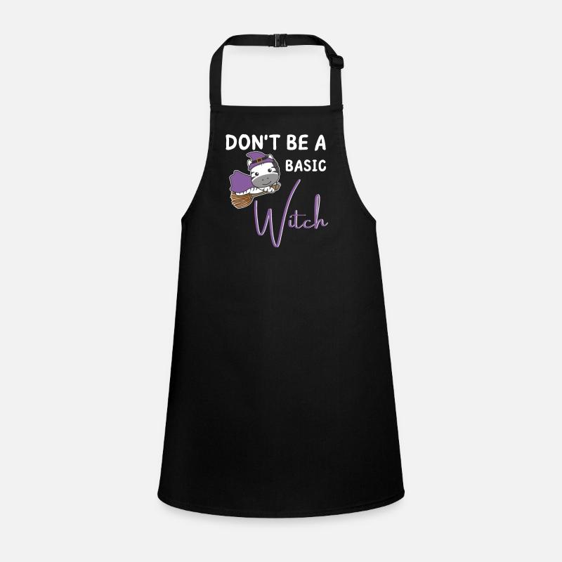 Zebra Halloween witches don't be a basic witch Children's Apron