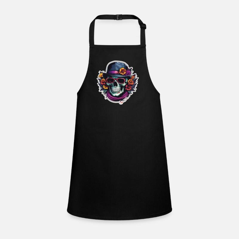 Skull Sonnenbrille Skulls Totenkopf Totenköpfe Schürze für Kinder