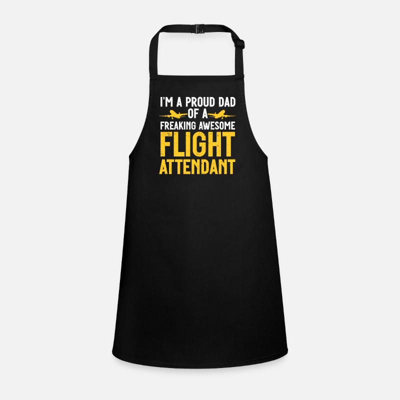 Flugbegleiter Papa Stewardess Flugbegleiter Schürze für Kinder