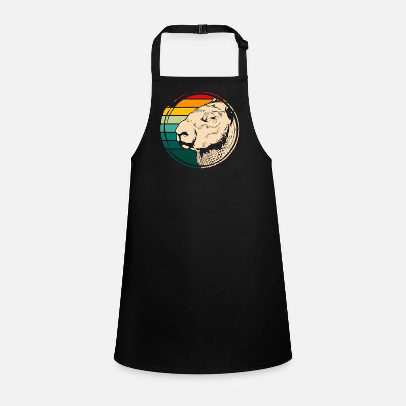 Animal Lover Rodent Gift Retro Capybara Children's Apron