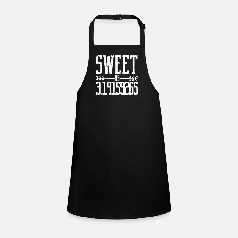 Sweet as cake Pi Day Joke Math Lover Funny Children's Apron