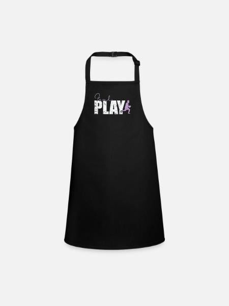 Foul Play Rugby - Schürze für Kinder - Schwarz - Vorne