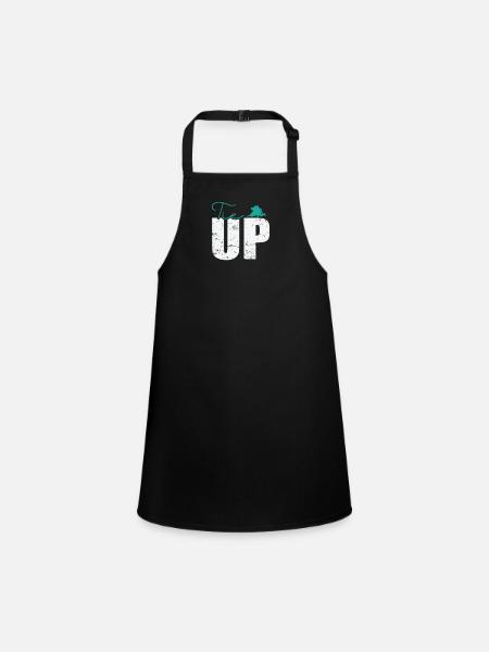 Tie Up Judo - Children's Apron - black - Front
