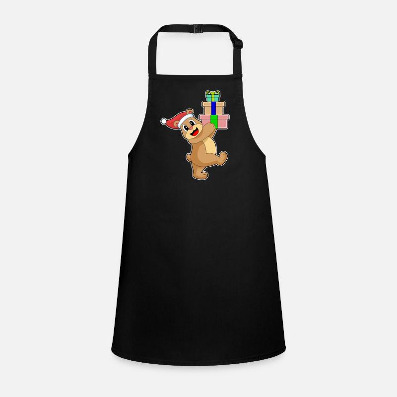 Paquets de Noël Bear Tablier Enfant