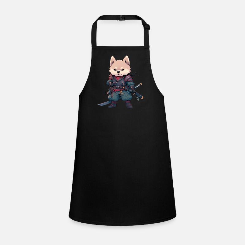 Asia Corki Japanese Samurai Samurai Children's Apron