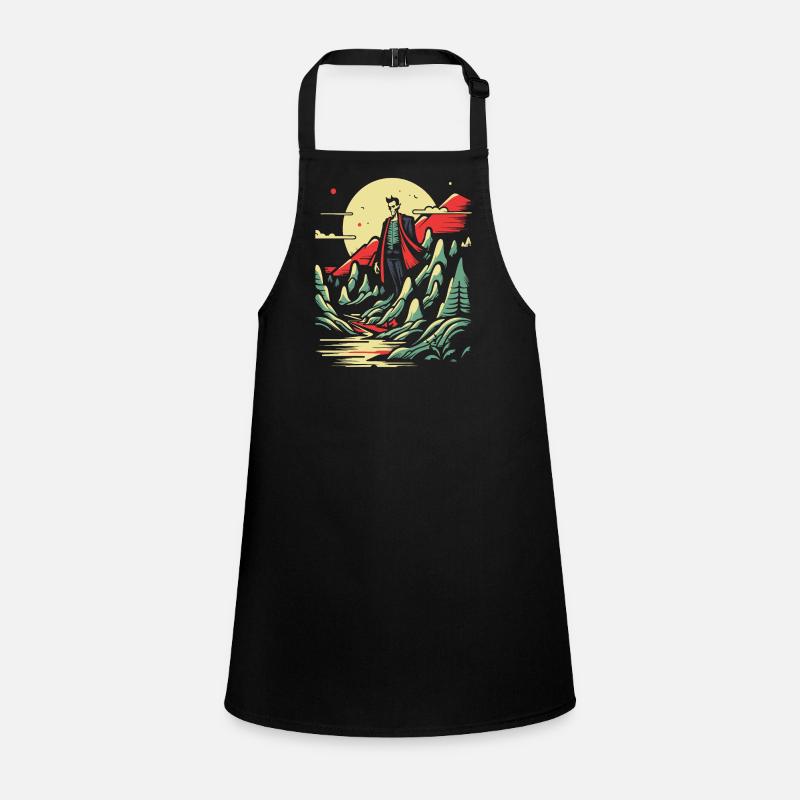 the night and a vampire Children's Apron