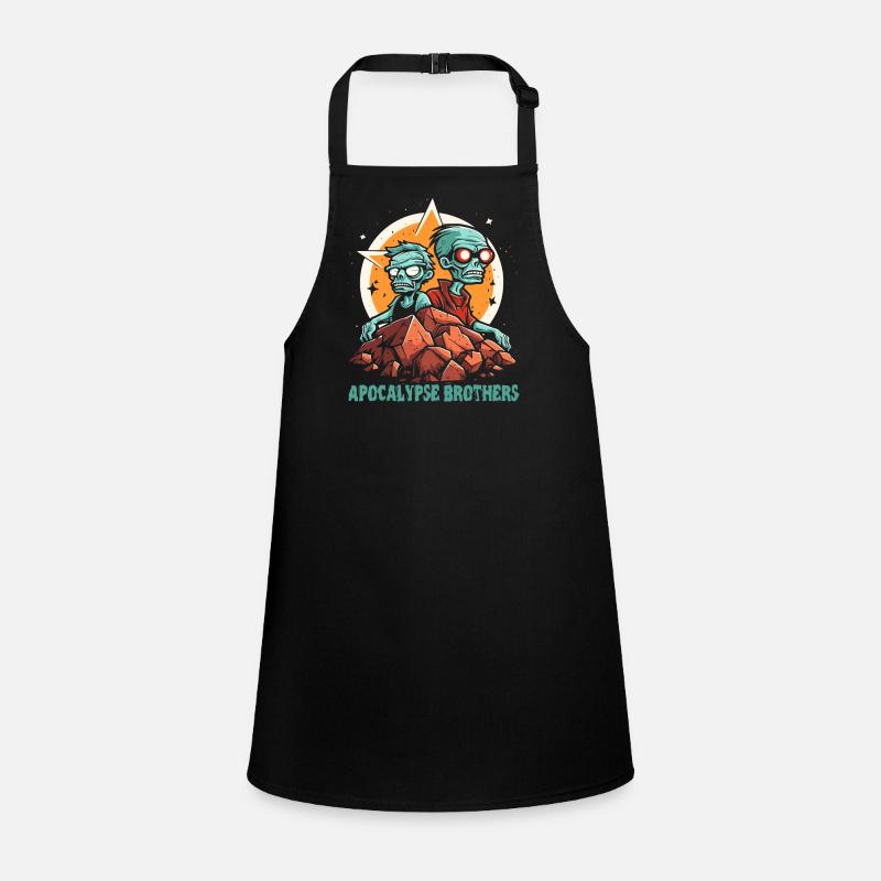 Les Zombies des Apocalypse Brothers Tablier Enfant