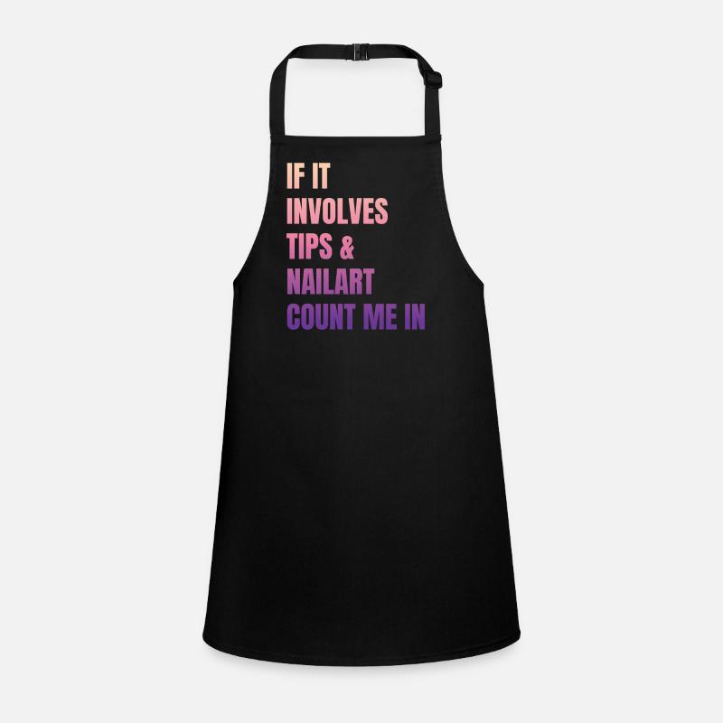 When it comes to tips and nail art nail salon Children's Apron