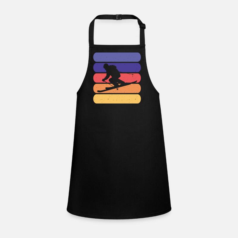 Ski Skiing Skiers Children's Apron