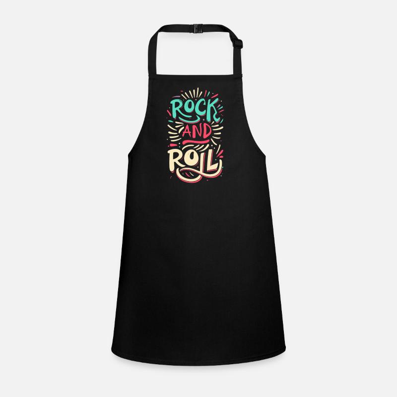 Rock And Roll Rock Statement Motto Children's Apron