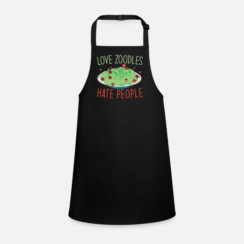 Zoodles Zucchini Pasta Saying Children's Apron