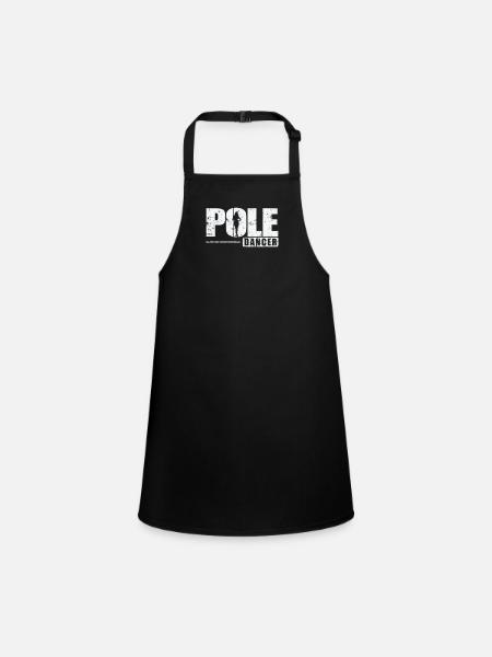 Pole Dancer Pole Dancing - Tablier Enfant - noir - Devant