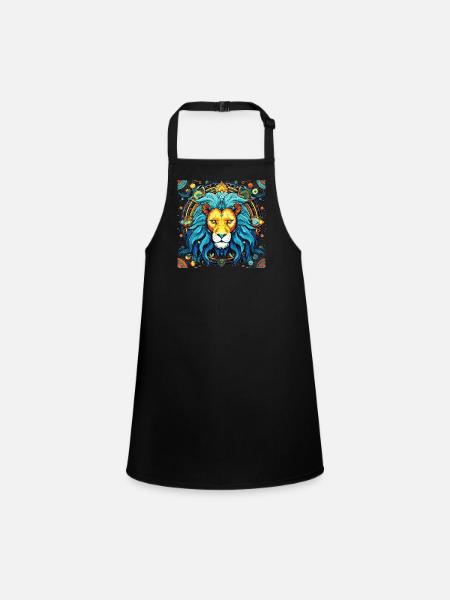 Embrace Your Leo Identity: Leo Pride - Children's Apron - black - Front