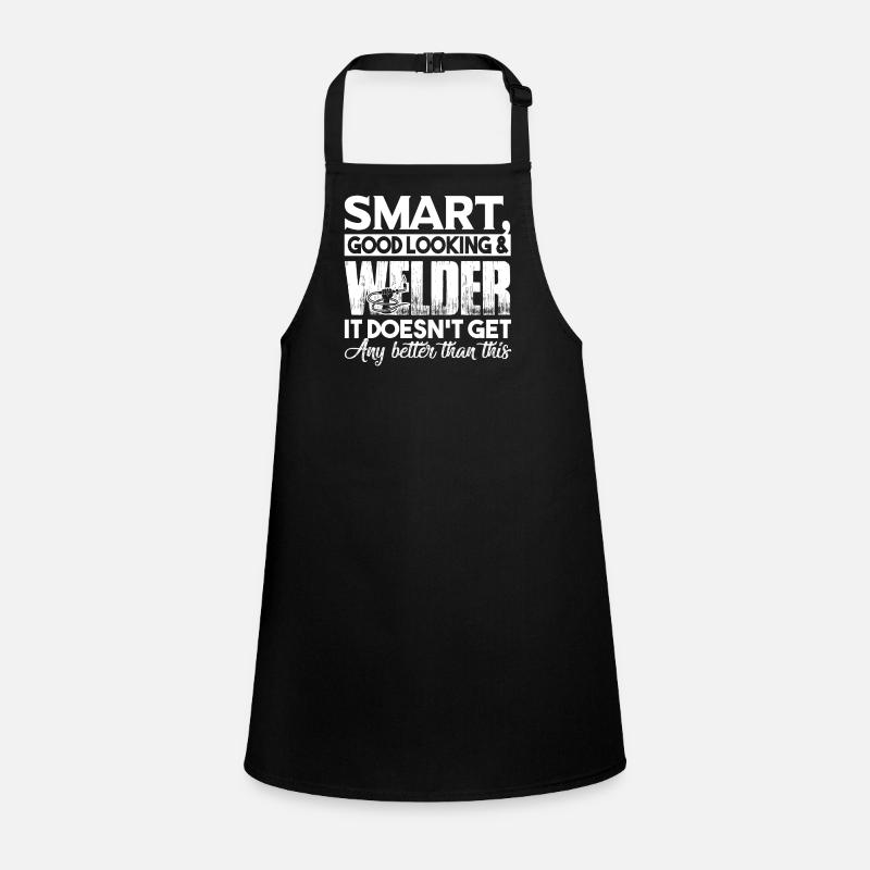 Welder Smart Good Looking Welder Children's Apron