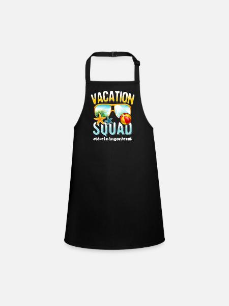 Marketing Vacation Squad #Marketingonbreak - Tablier Enfant - noir - Devant