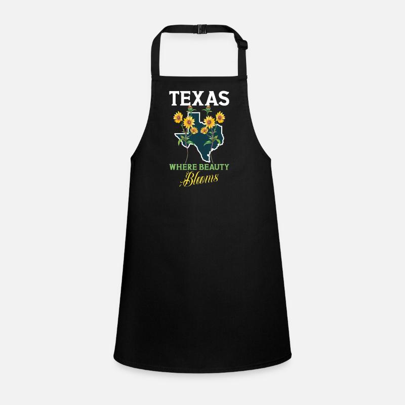 Texas Wildflowers Season Fields Flowers Texas Children's Apron