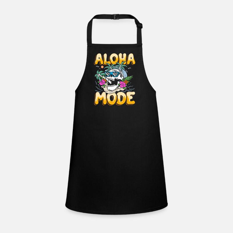 Aloha Mode | chic skull holiday feeling Children's Apron