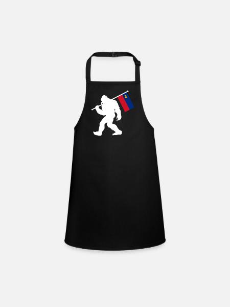 Liechtenstein Bigfoot - Tablier Enfant - noir - Devant