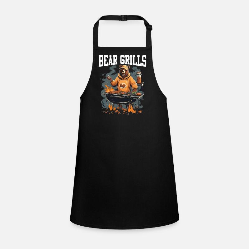 Bear Grills Barbecue BBQ Grillades Camping Sauvage Tablier Enfant