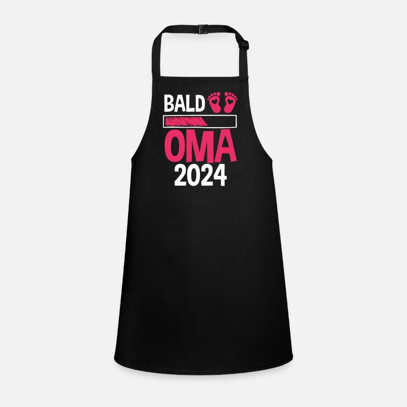 Werdende Oma 2024 Schürze für Kinder
