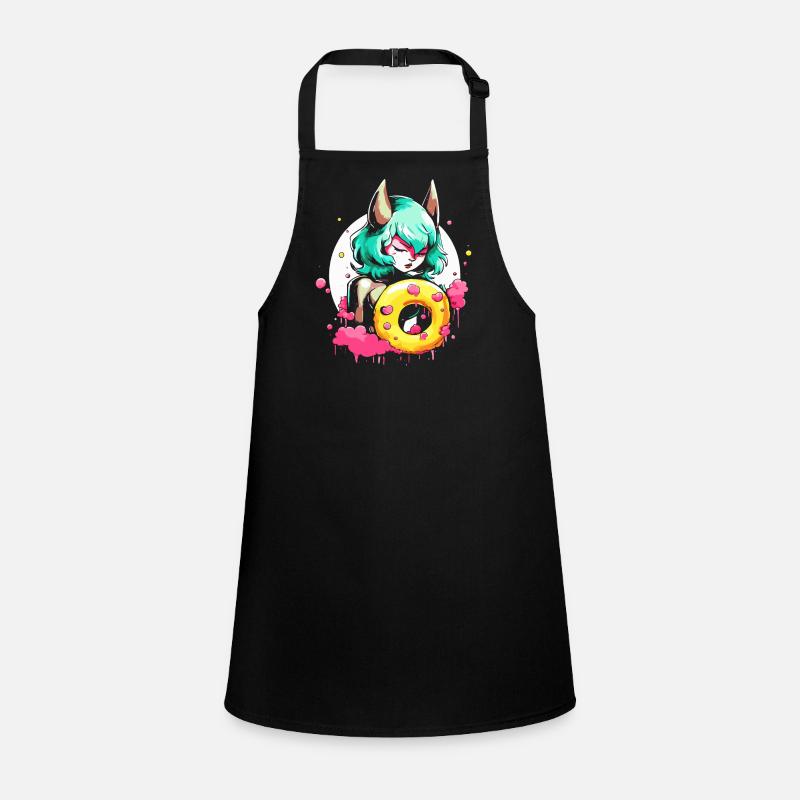 The she-devil of the glazed donut Children's Apron