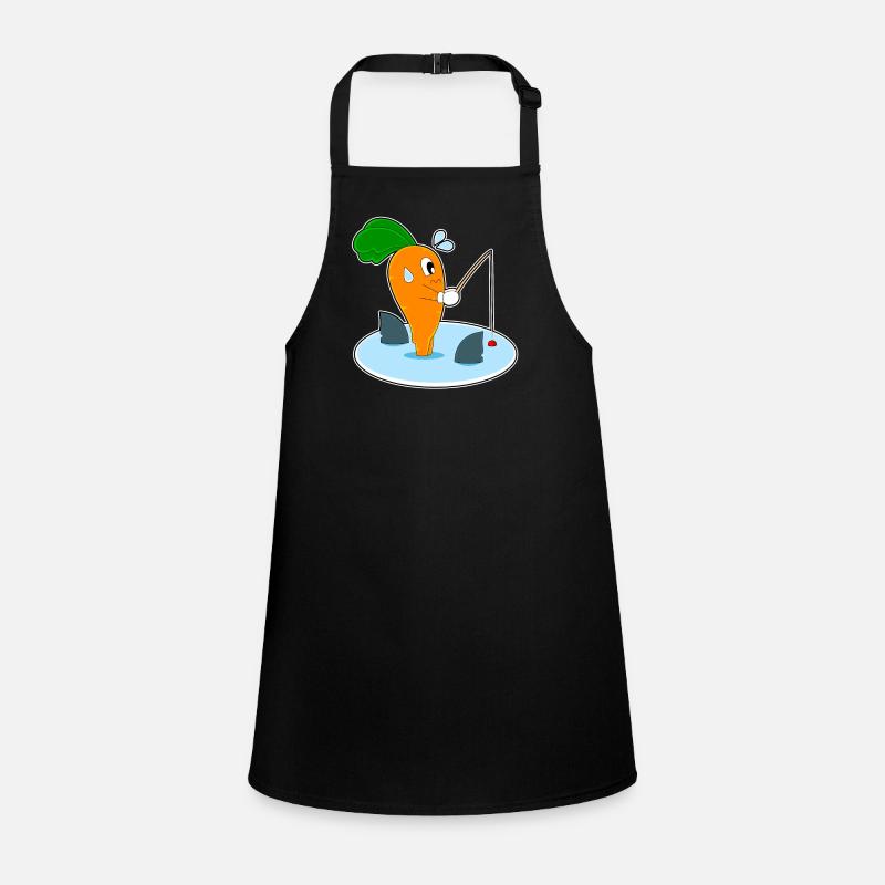 Carotte Pêcheur Aileron De Requin Pêche Tablier Enfant