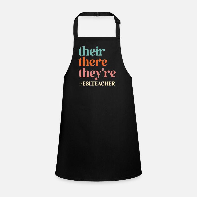 Professeur d’anglais langue seconde langue étrangère Tablier Enfant