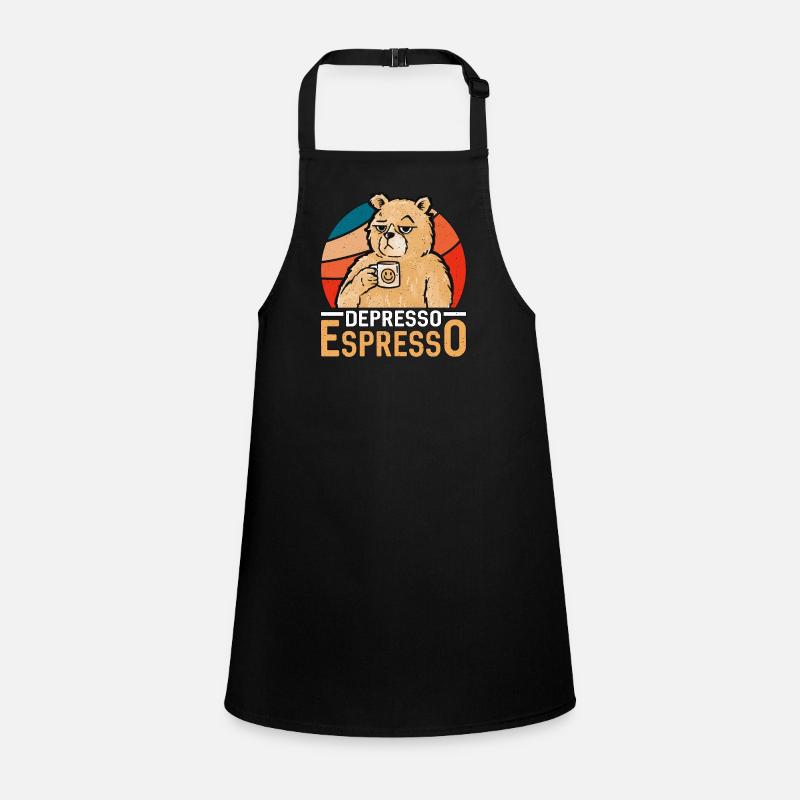 Espresso Depresso Espresso Coffee Drinker Latte Children's Apron