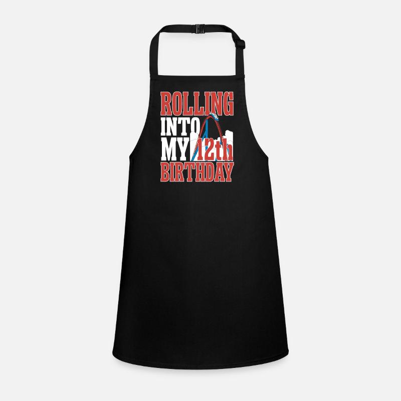 Achterbahn Rollercoaster Freizeitpark Schürze für Kinder