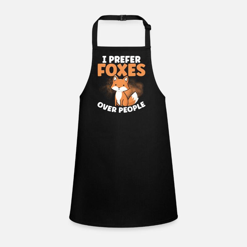 I prefer foxes to humans Children's Apron