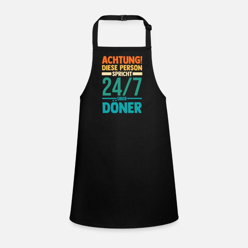 Dönerspieß Kebab Döner Schürze für Kinder